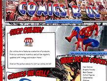 Tablet Screenshot of comicsrus.com.au